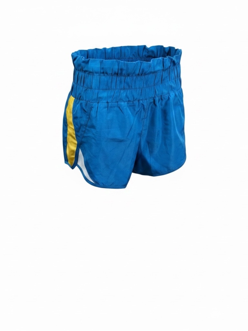 RBX Women’s Size Medium High Ruffle Elastic Waist Athletic Activewear Shorts